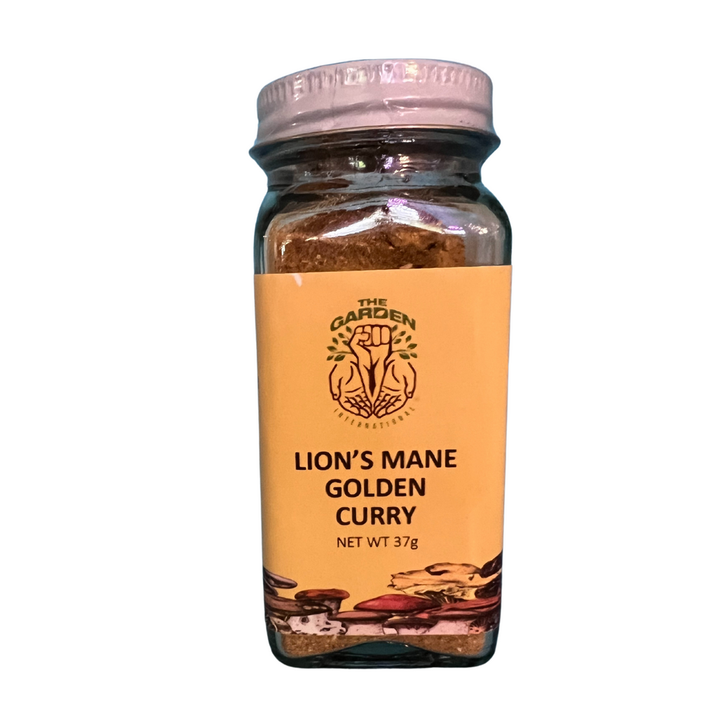 Lion's Mane Golden Curry seasoning packed with flavor and great for mind and body health.