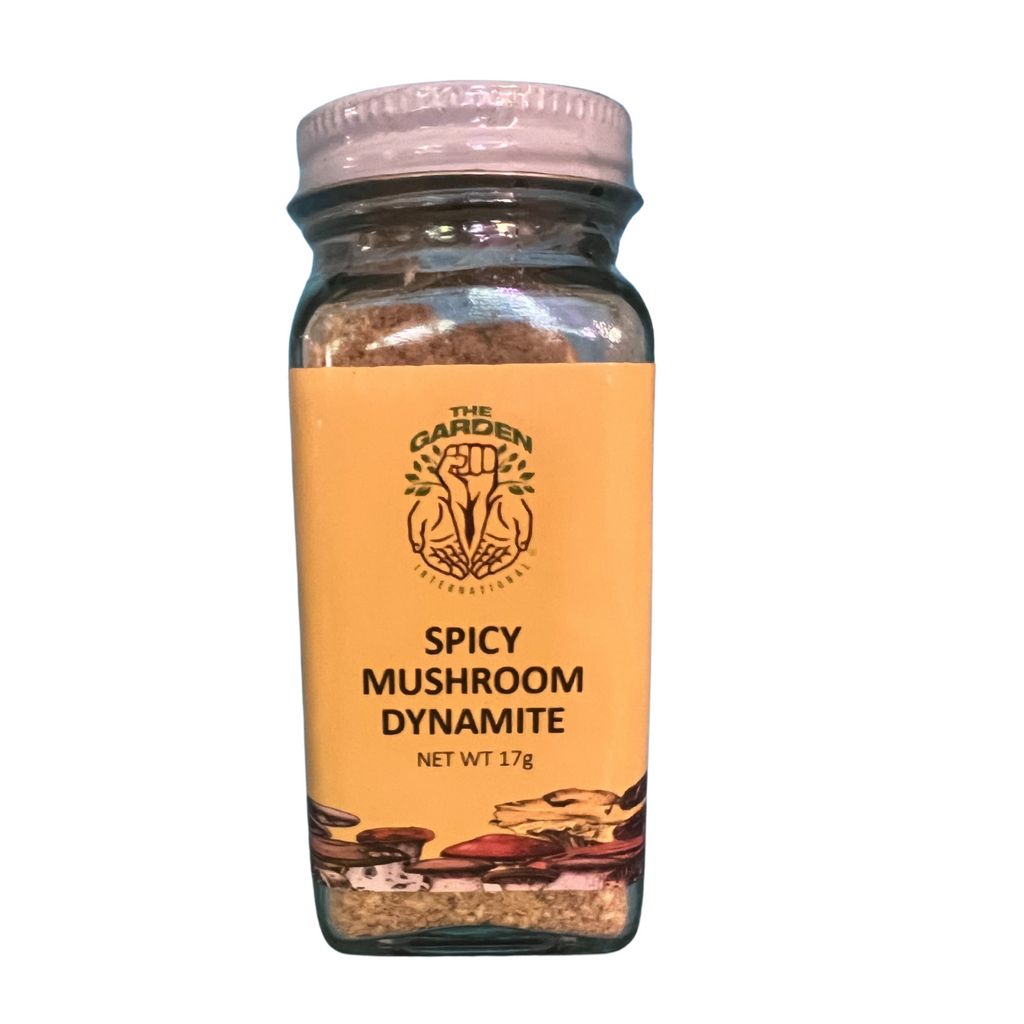 Spicy Mushroom Seasoning great for all sorts of dishes. Nutrient packed and all natural.