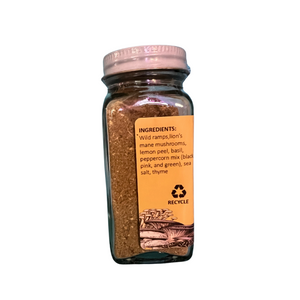 Ingredients for the Wild Ramp Spice, great for body health and support. All ingredients are natural and supportive.