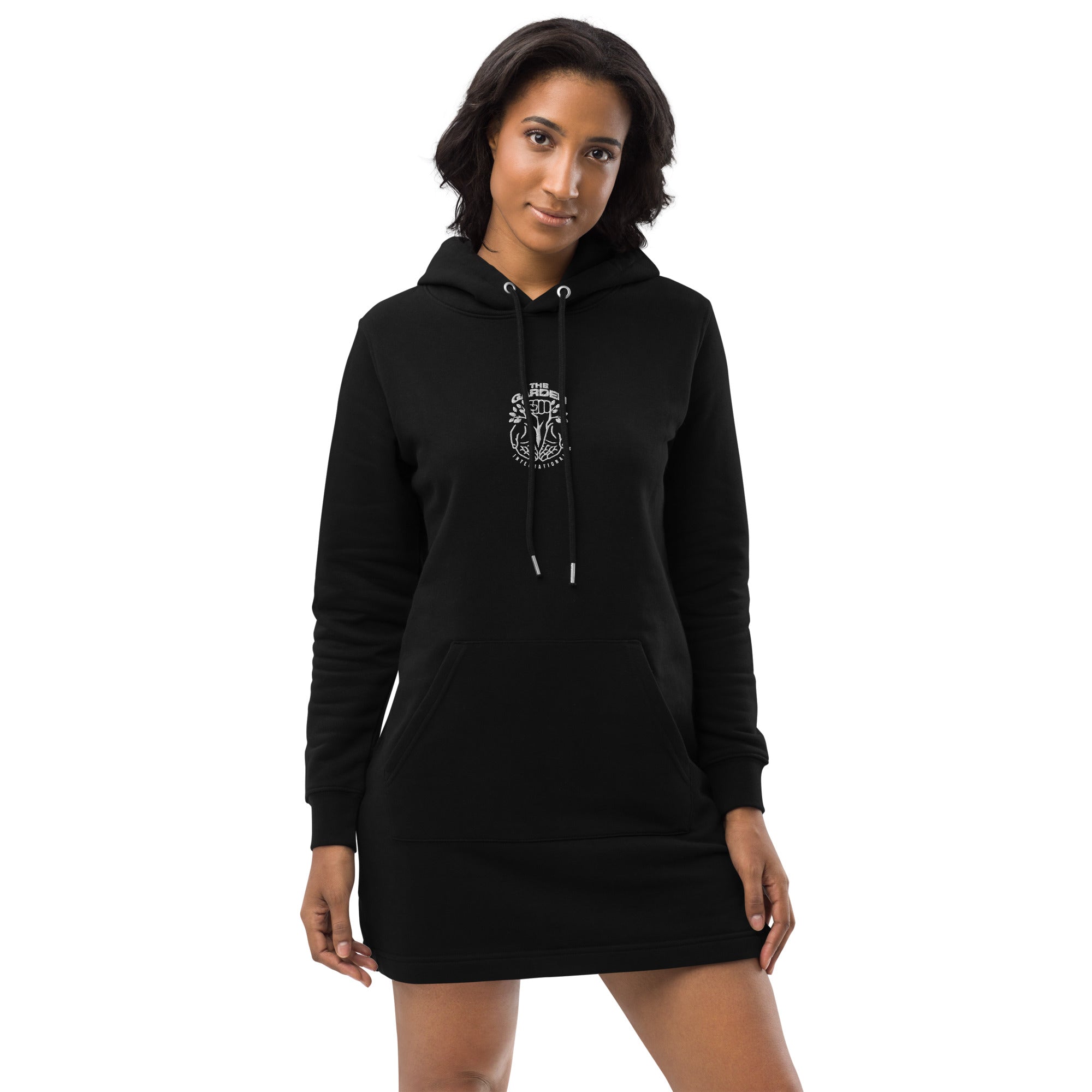 Embroidered Hoodie dress