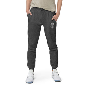 Charcoal Unisex Fleece Sweatpants – Soft, Sustainable Loungewear for Comfort, Outdoor Wear, and Eco-Friendly Fashion Enthusiasts.